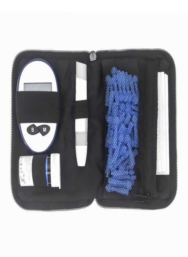 Hooshion Diabetic Supplies Travel Case, Diabetes Testing Kit Case, Diabetic Supply Organizer Bag, Diabetes Travel Case, Blood Glucose Meter Storage Bag - Image 1